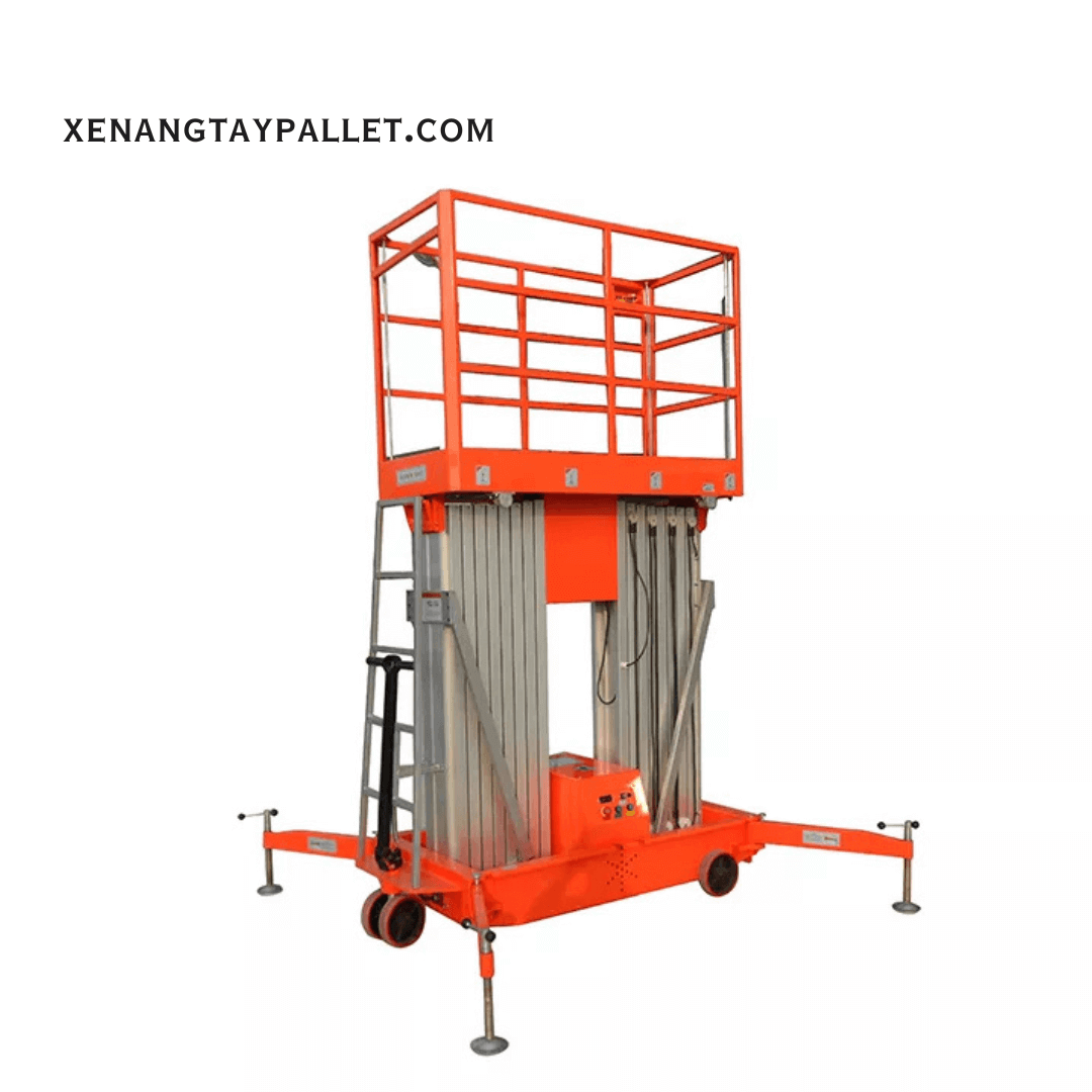 Thang Nâng Trục Đôi Giá Rẻ - Làm Việc An Toàn Ở Độ Cao 14m