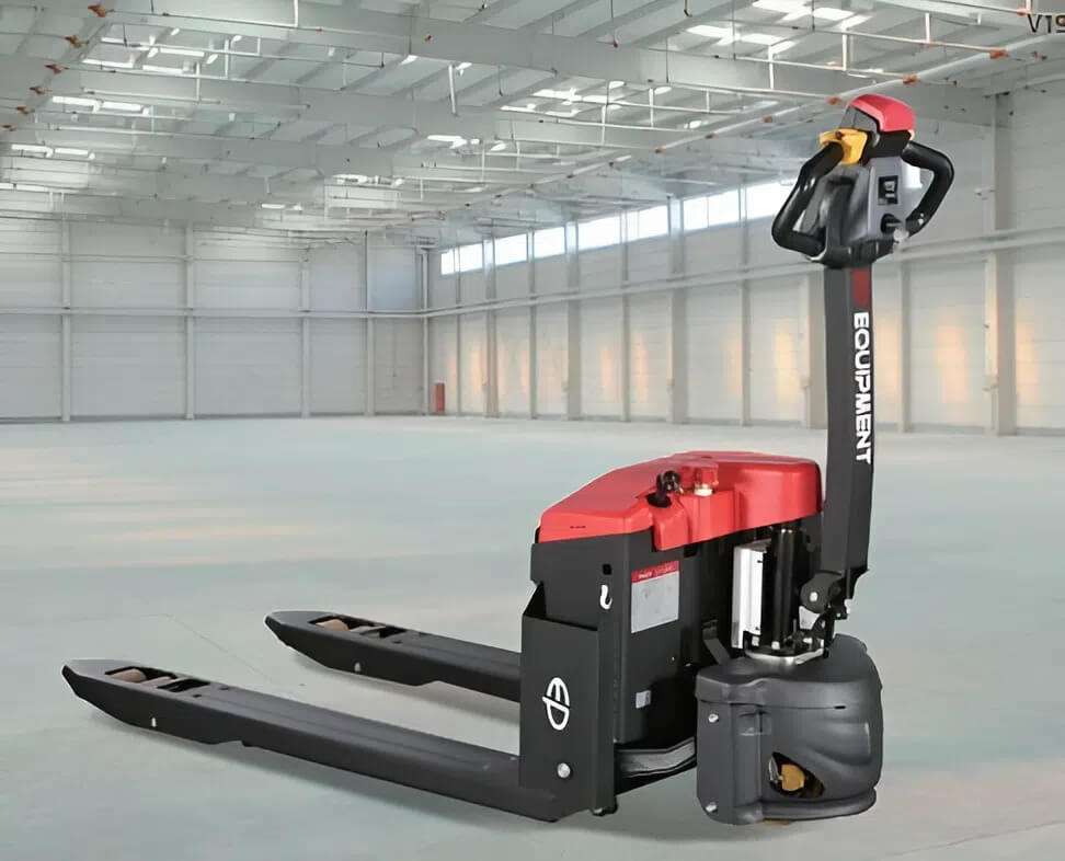 Xe nâng tay điện thấp dùng pin Lithium sạc nhanh