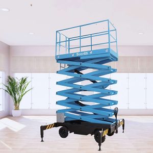 Thang nâng cắt kéo tải 500kg lên cao 6m, 8m, 10m, 12m