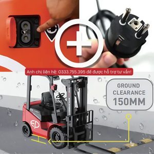 Thiết kế pin kép và sạc nhanh giúp làm việc vô cùng linh hoạt. Gầm xe cao và thiết kế chống nước bền bỉ.